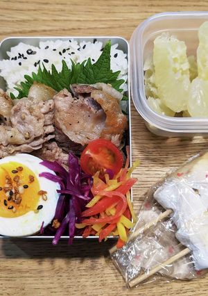 高１！男子弁当！カルディ旨たれ焼き126-レシピのメイン写真