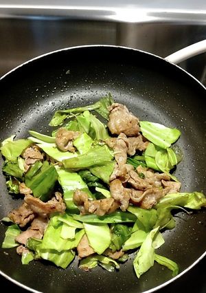 豚肉レタスキャベツうま塩炒め-レシピのメイン写真