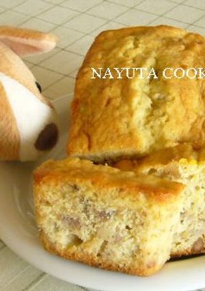 バナナとくるみのパウンドケーキ-レシピのメイン写真