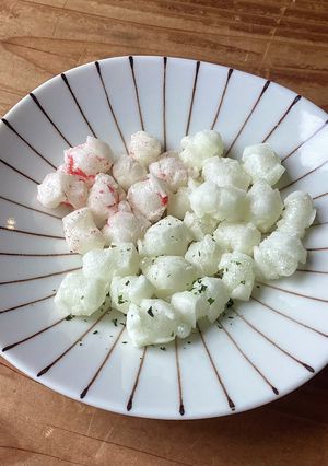 お餅のひなあられ(犬用)-レシピのメイン写真