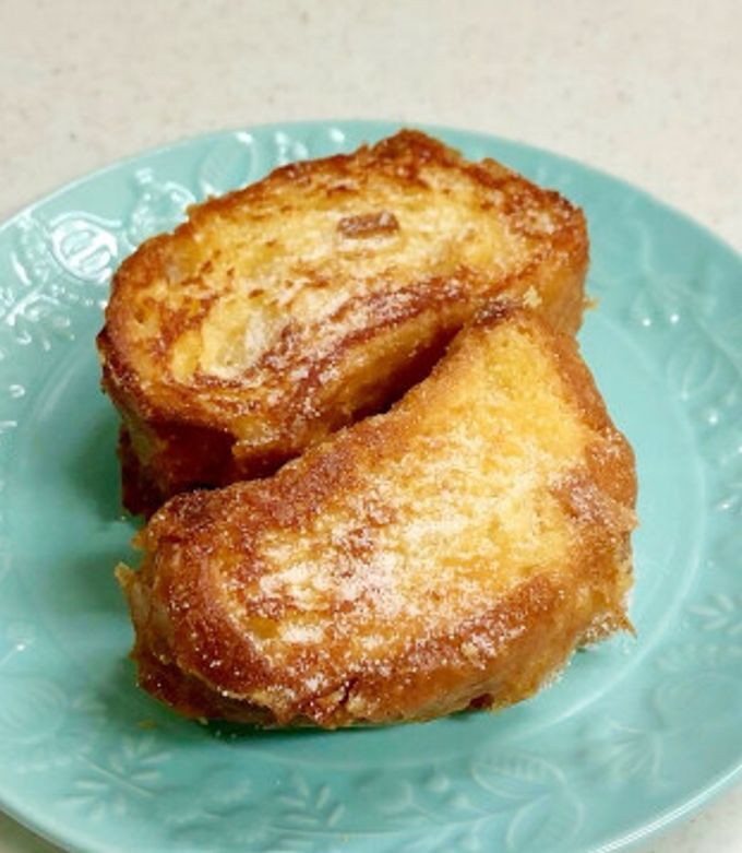 袋でフレンチトースト　フランスパン-レシピのメイン写真