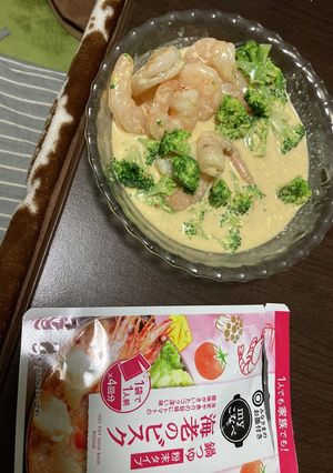 エビとブロッコリーのサラダ-レシピのメイン写真