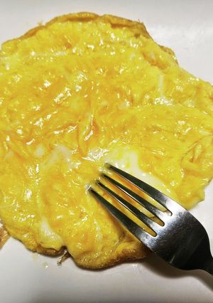 簡単！美味朝食！シンプルふわとろ卵！-レシピのメイン写真