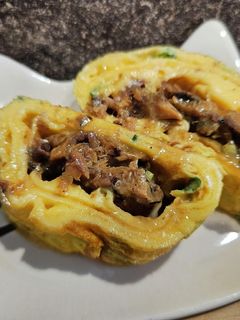 蒲焼き缶使って~いわし蒲焼き卵焼き-レシピのメイン写真