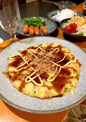 ライスペーパー #たこ豆腐卵焼き-レシピのメイン写真