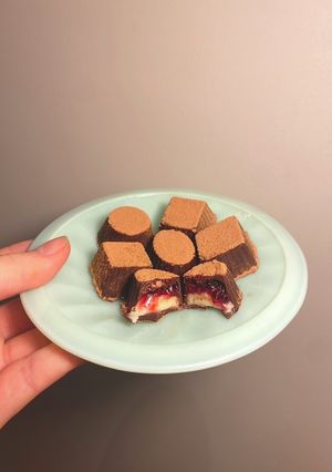 ベリーと抹茶のボンボンショコラ！-レシピのメイン写真