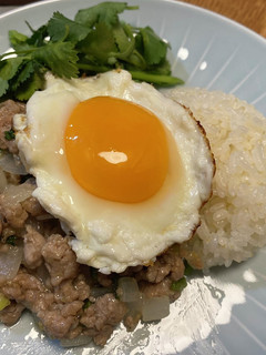 ラープごはん(タイ風すっぱひき肉炒め)-レシピのメイン写真