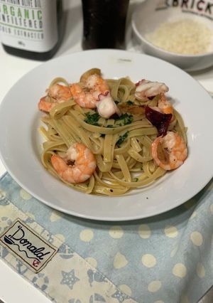 エビを丸ごとパスタ-レシピのメイン写真