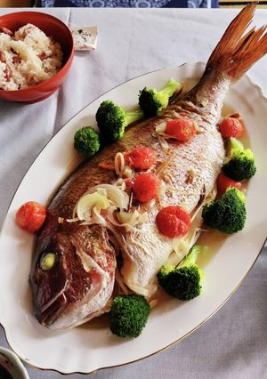 鯛のアクアパッツァ　オーブンで簡単-レシピのメイン写真
