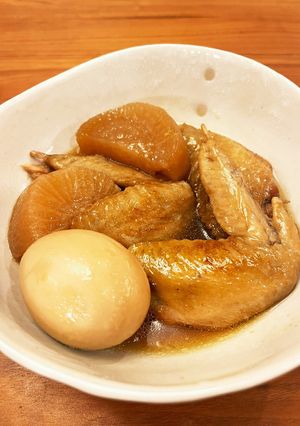 圧力鍋で＊手羽先と大根のさっぱり煮-レシピのメイン写真