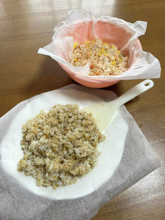 クッキングシートで楽ちん♪混ぜご飯-レシピのメイン写真