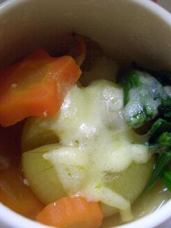 簡単材料!丸ごと玉葱コンソメ煮(^-^)-レシピのメイン写真