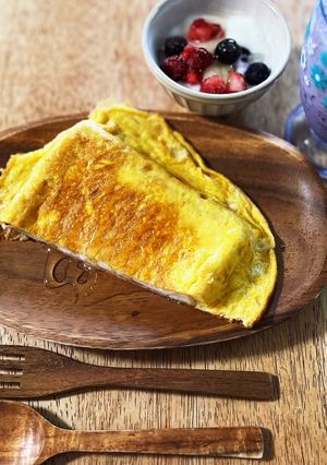 卵ハムチーズパン-レシピのメイン写真