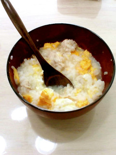 電子レンジで簡単!ふわふわ卵雑炊-レシピのメイン写真