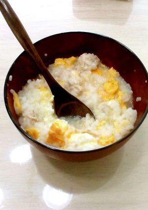 電子レンジで簡単！ふわふわ卵雑炊-レシピのメイン写真