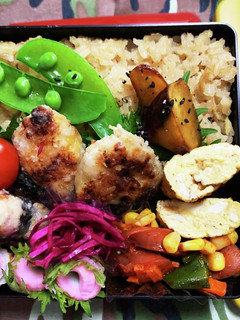 2/24 ヨッチャン☆胸肉磯部揚げお弁当-レシピのメイン写真