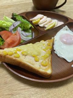 コーンマヨトースト コーンパン-レシピのメイン写真