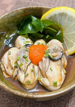 ぷっくら美味しい蒸し牡蠣で♪酢牡蠣-レシピのメイン写真
