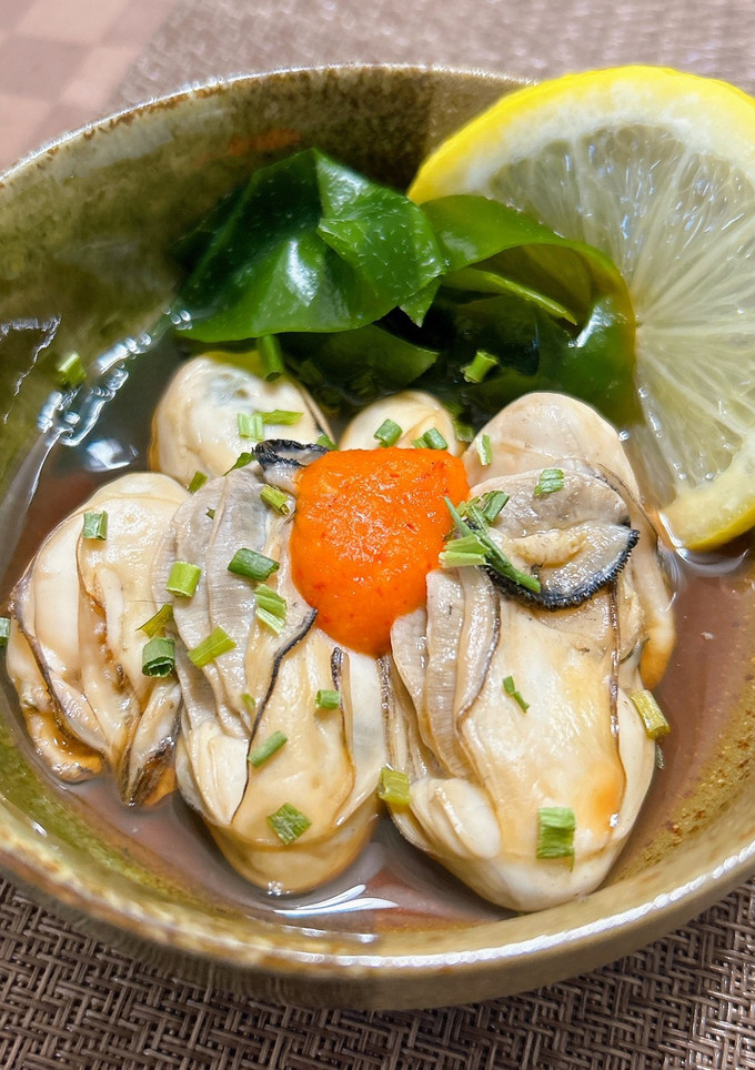 ぷっくら美味しい蒸し牡蠣で♪酢牡蠣-レシピのメイン写真