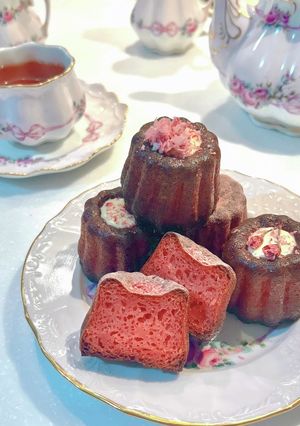 桜のカヌレ❀100均シリコン型レシピ-レシピのメイン写真