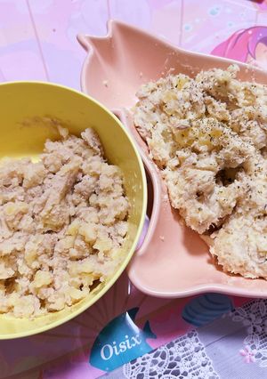 ☆離乳食中期☆親子で食べるツナポテサラダ-レシピのメイン写真
