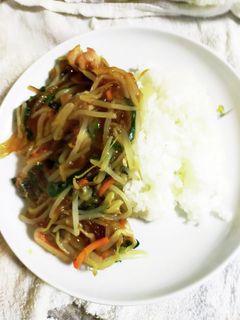 ☆鶏肉とニラもやしあんかけ乗っけ丼☆-レシピのメイン写真