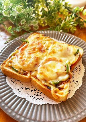 ピザトースト-レシピのメイン写真