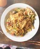 お一人様☆市販の焼きそばさっぱり中華風！