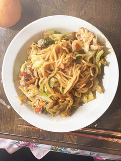 お一人様☆市販の焼きそばさっぱり中華風!-レシピのメイン写真