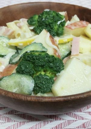 さっぱり美味しい♪リンゴのサラダ-レシピのメイン写真
