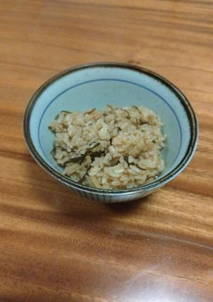 玄米ごはん!生姜、塩昆布-レシピのメイン写真