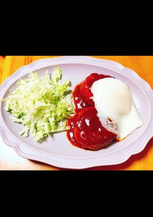 昔懐かしい♡煮込みハンバーグ4人分-レシピのメイン写真