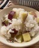 もち米いり！簡単美味しいさつまいもご飯