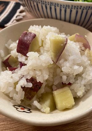 もち米いり！簡単美味しいさつまいもご飯-レシピのメイン写真