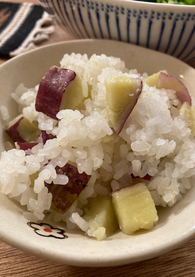 もち米いり！簡単美味しいさつまいもご飯-レシピのメイン写真