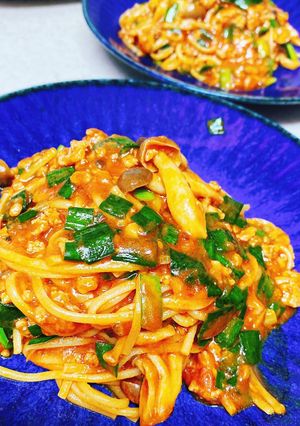 カルディ万能ソース★トマトソースパスタ-レシピのメイン写真