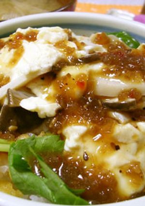 ねこまんま！豆腐ドレッシングご飯-レシピのメイン写真