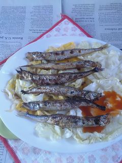 子持ちししゃもの網焼き+オムレツV4-レシピのメイン写真