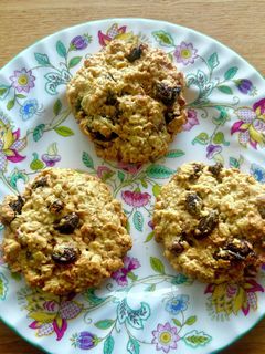 チョコとナッツのオートミールクッキー-レシピのメイン写真