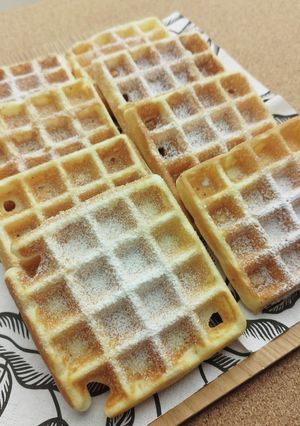 そのままでも美味しいアメリカンワッフル-レシピのメイン写真