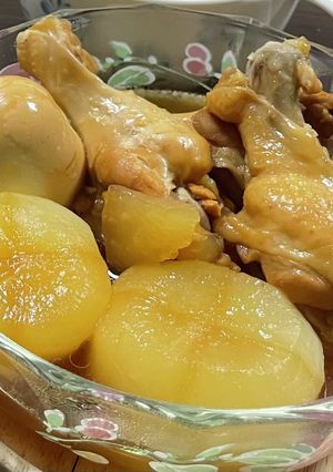●旨辛●手羽元、簡単ズボラ煮-レシピのメイン写真
