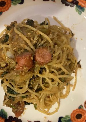 ブロッコリーとほうれん草のパスタ 36-レシピのメイン写真