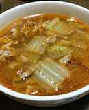 エバラ担々ごま鍋の素で作る担々スープ