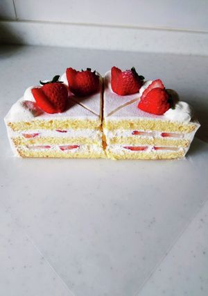 米粉スポンジ いちごケーキ-レシピのメイン写真