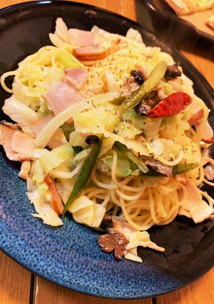 味付けは塩のみ☆春キャベツのペペチ☆簡単-レシピのメイン写真