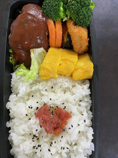頑張るパパへ79ハンバーグ弁当-レシピのメイン写真