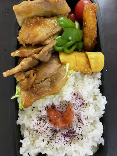 頑張るパパへ77生姜焼き弁当-レシピのメイン写真