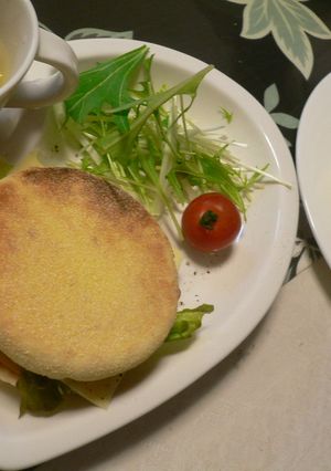 朝にぴったりイングリッシュマフィンサンド-レシピのメイン写真