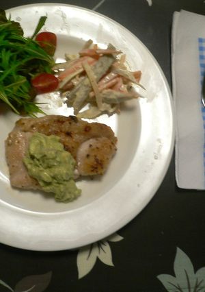 鶏モモ肉のアボガトタルタル-レシピのメイン写真