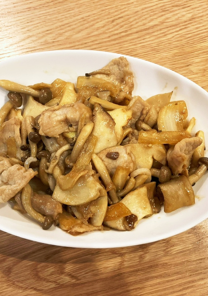 きのこと豚ロース炒め-レシピのメイン写真